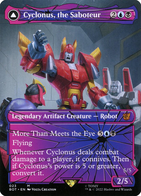 Cyclonus, the Saboteur // Cyclonus, Cybertronian Fighter bot 23