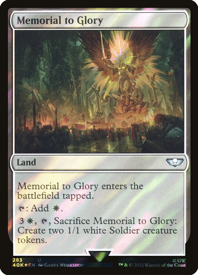 Memorial to Glory 40k 283★