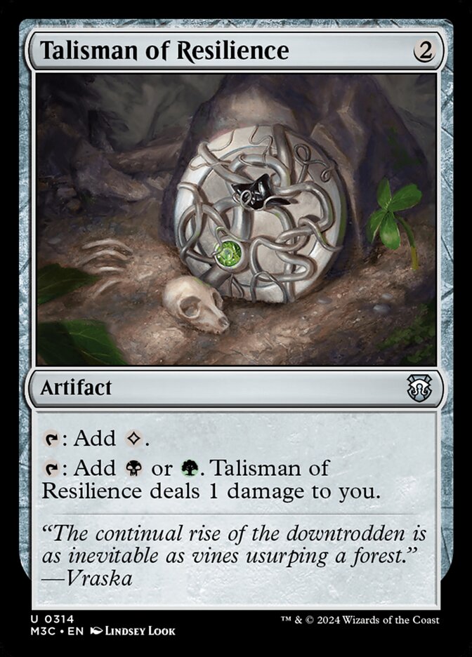 Talisman of Resilience m3c 314