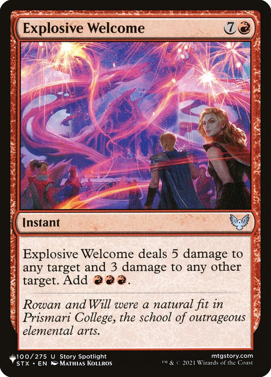 Explosive Welcome plst STX-100
