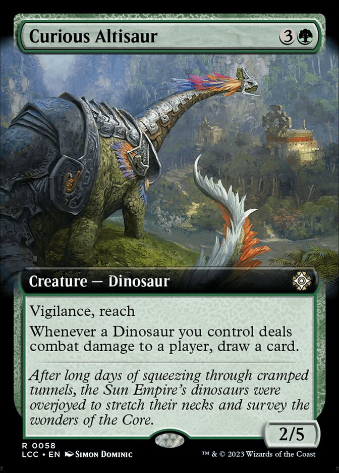 Curious Altisaur lcc 58