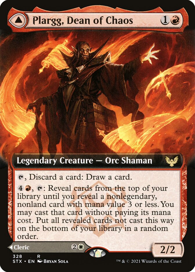 Plargg, Dean of Chaos // Augusta, Dean of Order stx 328