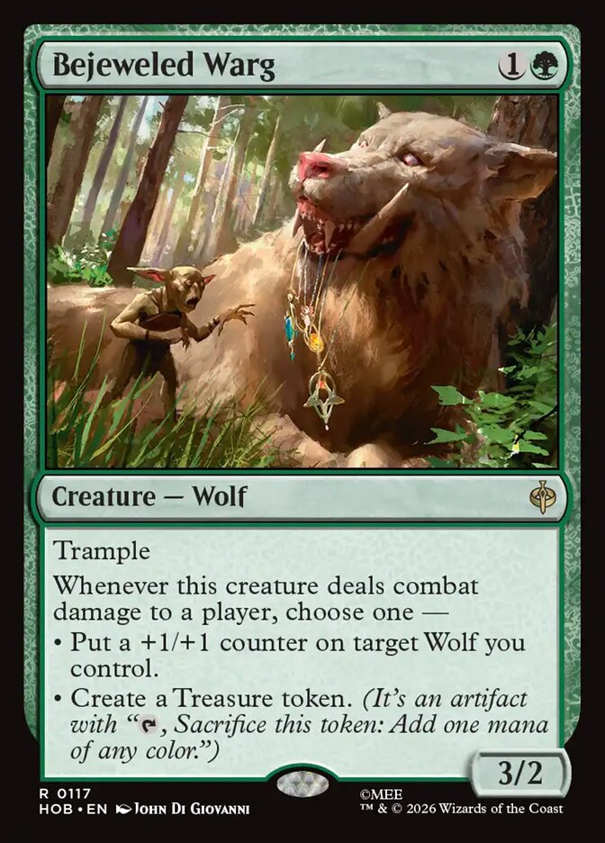 Bejeweled Warg hob 117