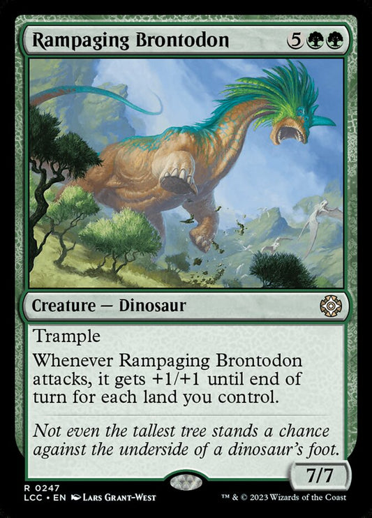 Rampaging Brontodon lcc 247