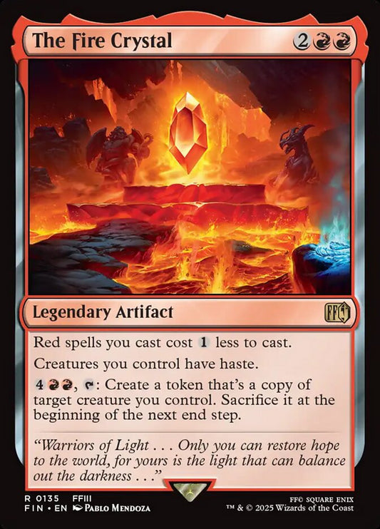 The Fire Crystal fin 135