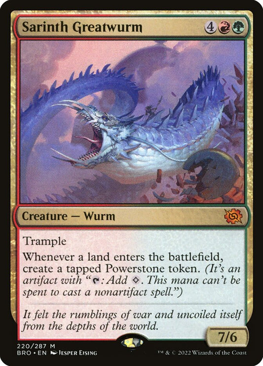 Sarinth Greatwurm bro 220