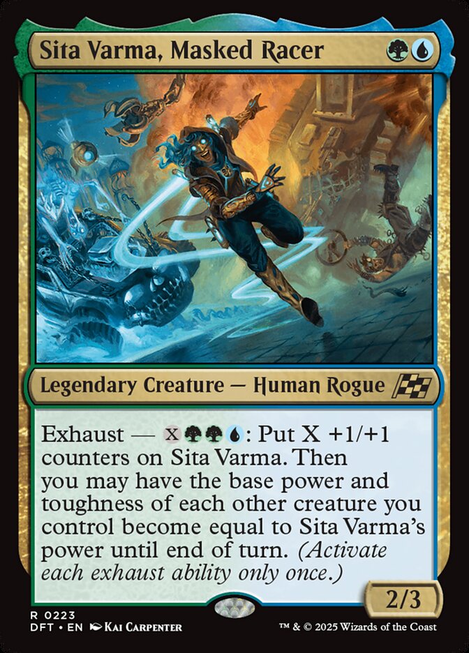 Sita Varma, Masked Racer dft 223