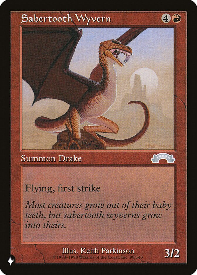 Sabertooth Wyvern plst EXO-99