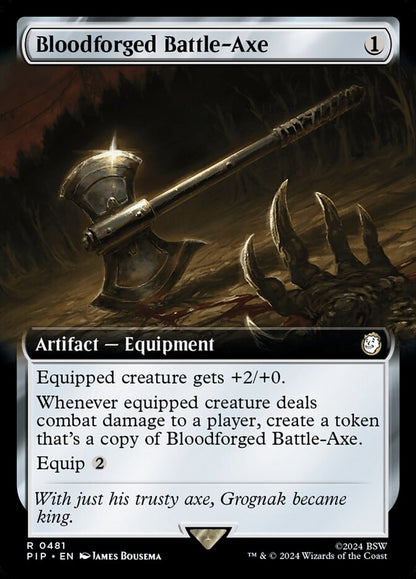 Bloodforged Battle-Axe pip 481
