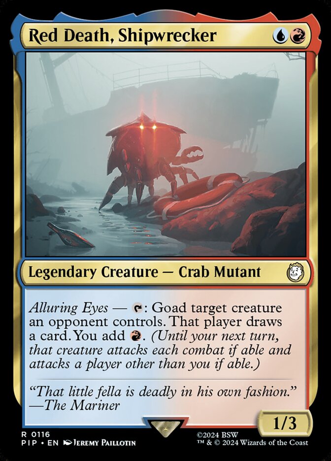 Red Death, Shipwrecker pip 116