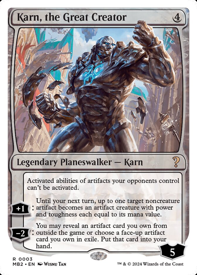 Karn, the Great Creator mb2 3