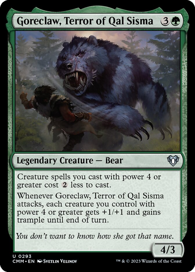 Goreclaw, Terror of Qal Sisma cmm 293
