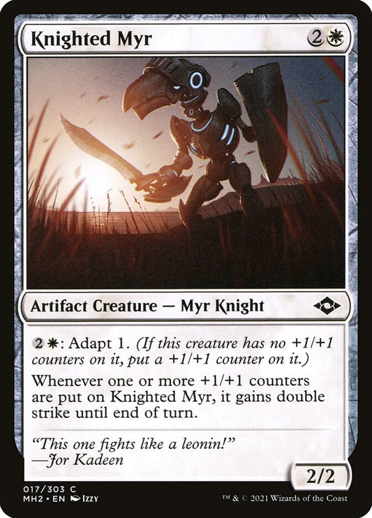 Knighted Myr mh2 17