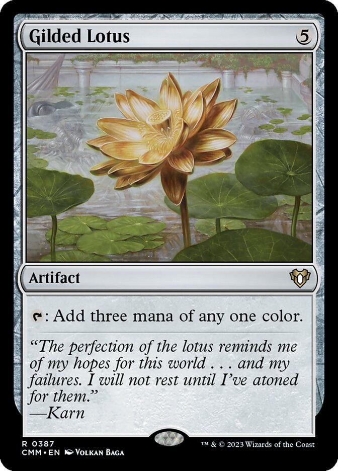 Gilded Lotus cmm 387