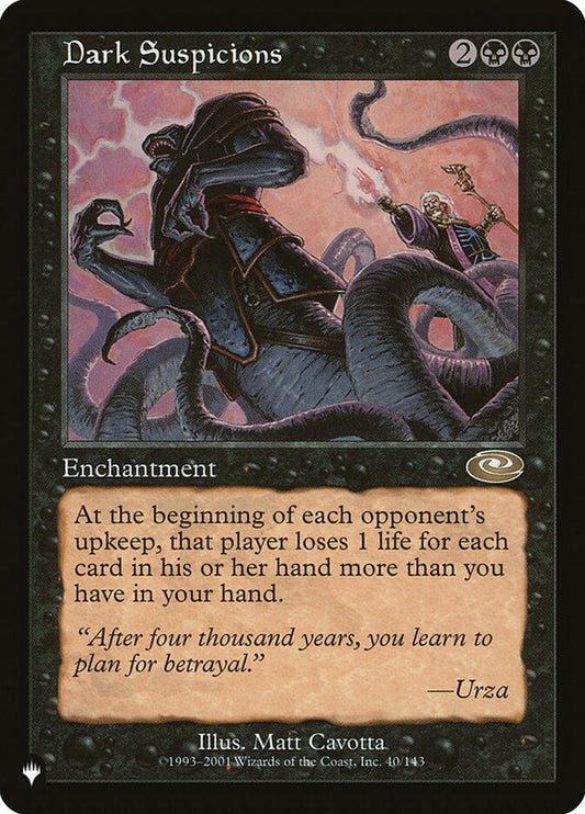 Dark Suspicions plst PLS-40