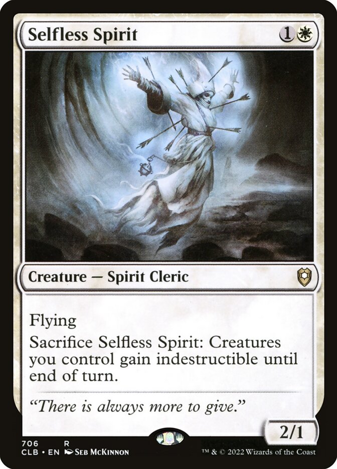 Selfless Spirit clb 706