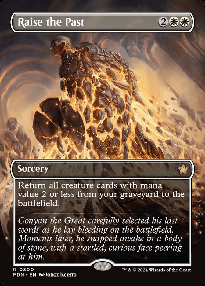 Raise the Past fdn 300