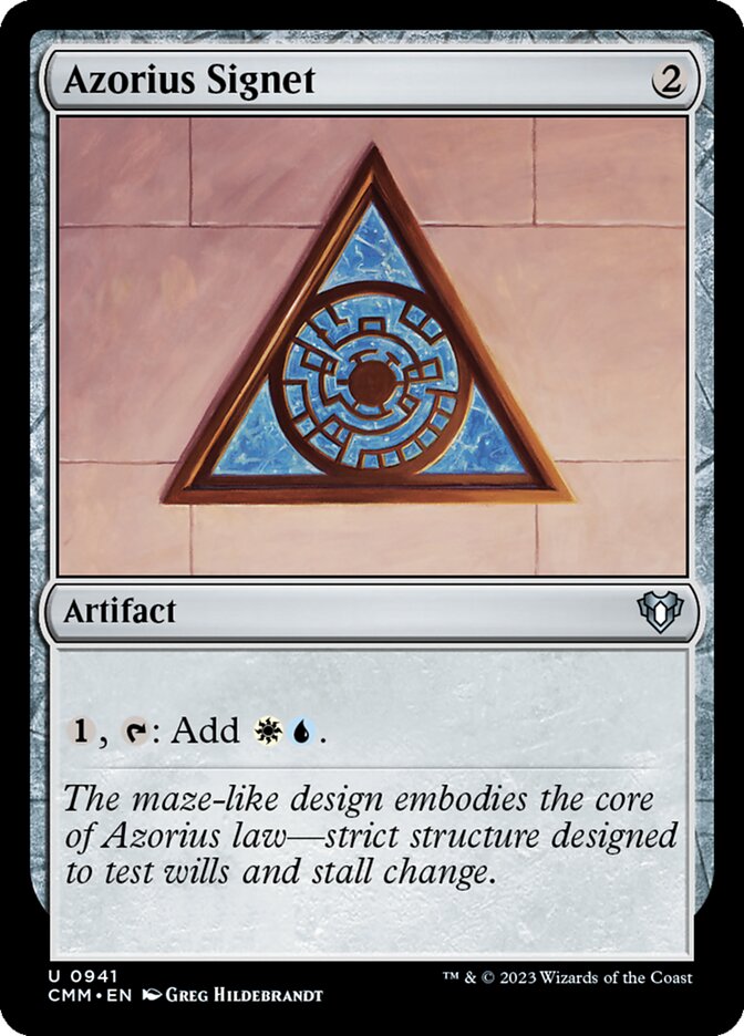 Azorius Signet cmm 941