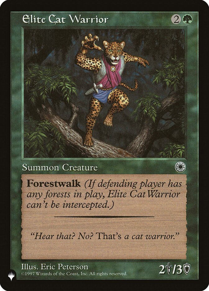 Elite Cat Warrior plst POR-163