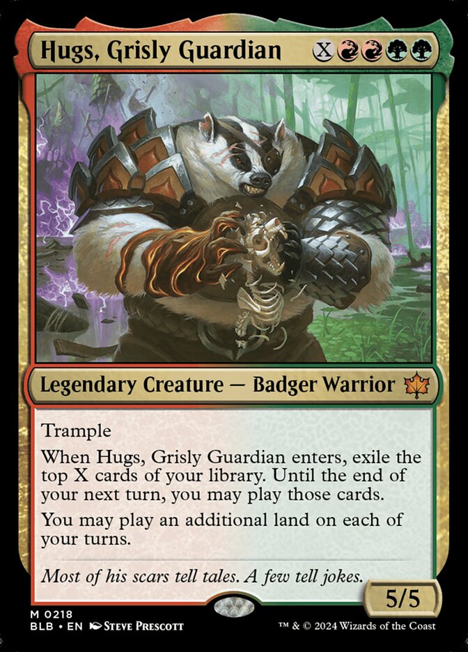 Hugs, Grisly Guardian blb 218