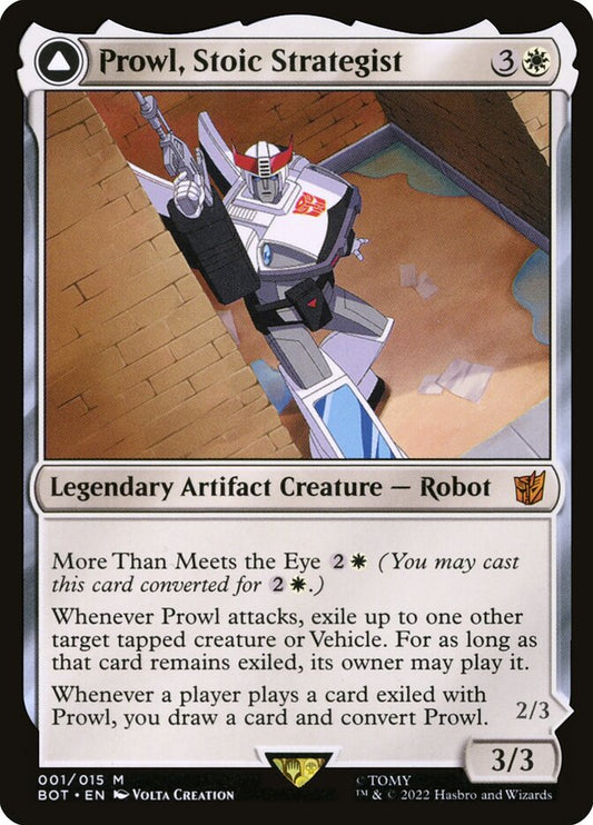 Prowl, Stoic Strategist // Prowl, Pursuit Vehicle bot 1