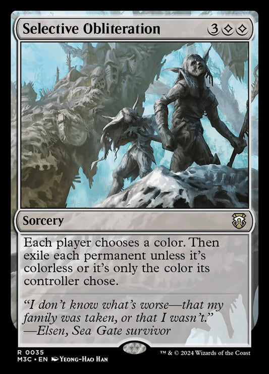 Selective Obliteration m3c 35