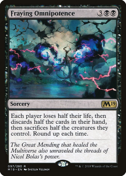 Fraying Omnipotence m19 97
