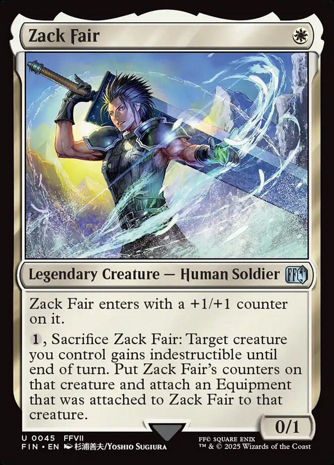 Zack Fair fin 45