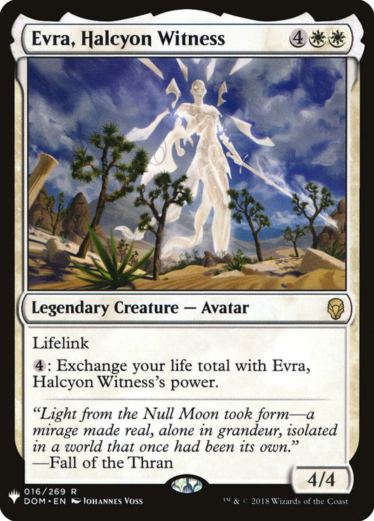 Evra, Halcyon Witness plst DOM-16