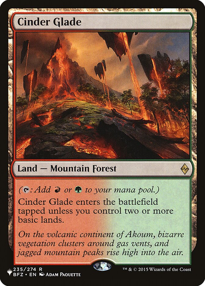 Cinder Glade plst BFZ-235