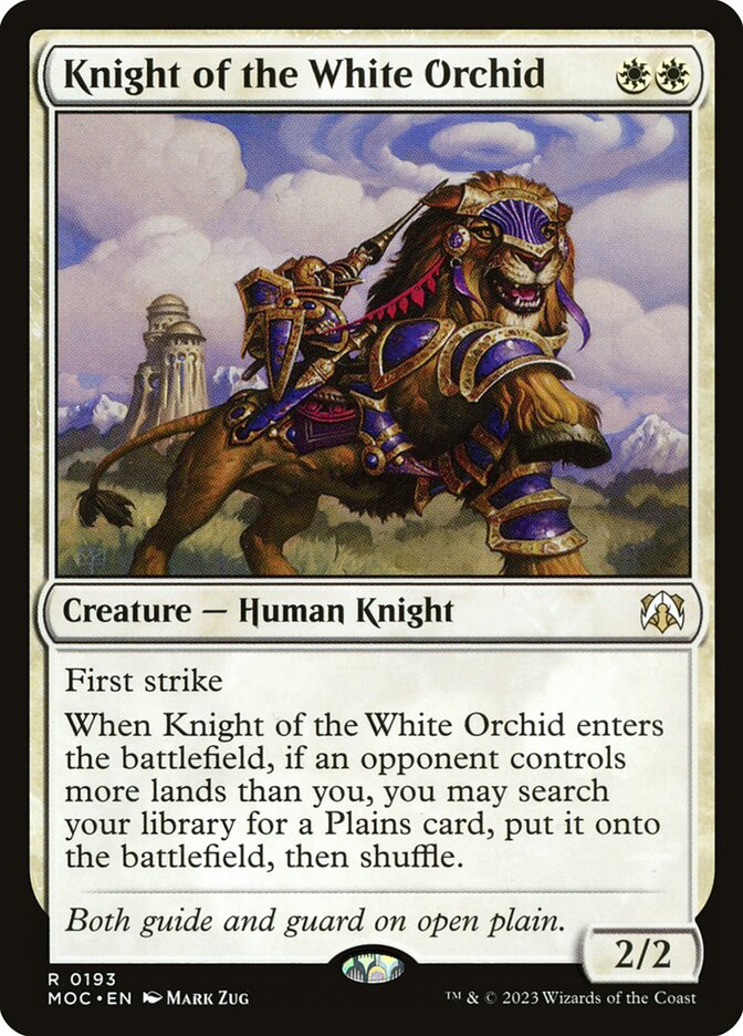 Knight of the White Orchid moc 193
