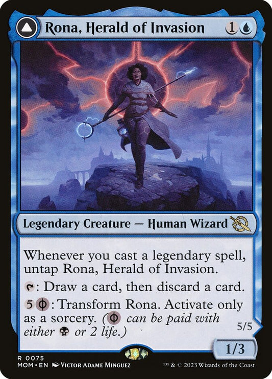 Rona, Herald of Invasion // Rona, Tolarian Obliterator mom 75