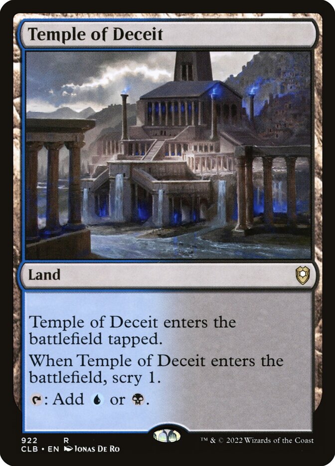 Temple of Deceit clb 922