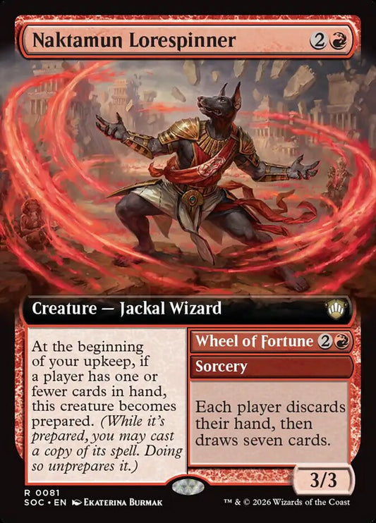 Naktamun Lorespinner // Wheel of Fortune soc 81