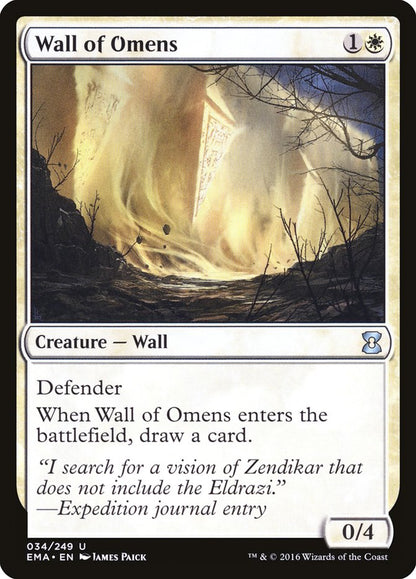 Wall of Omens ema 34