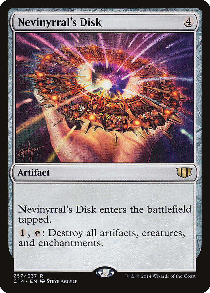 Nevinyrral's Disk c14 257