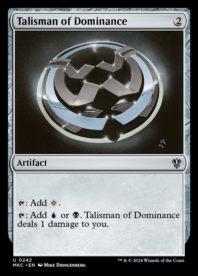 Talisman of Dominance mkc 242