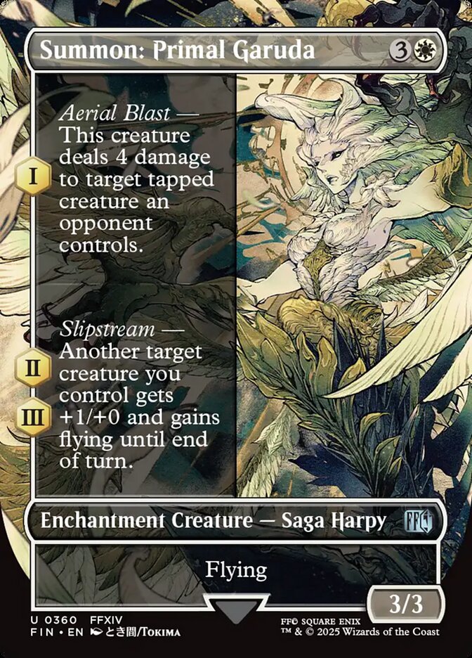 Summon: Primal Garuda fin 360