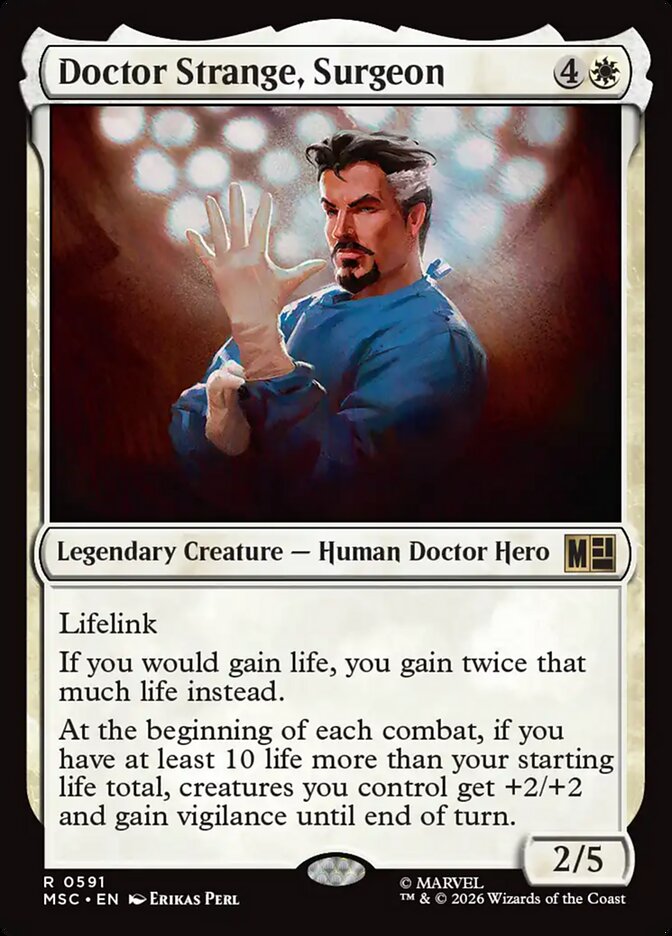 Doctor Strange, Surgeon msc 591