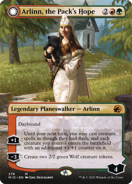 Arlinn, the Pack's Hope // Arlinn, the Moon's Fury mid 279