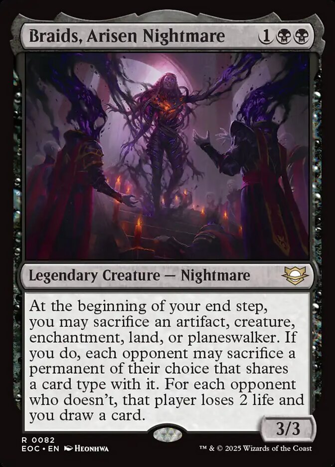 Braids, Arisen Nightmare eoc 82