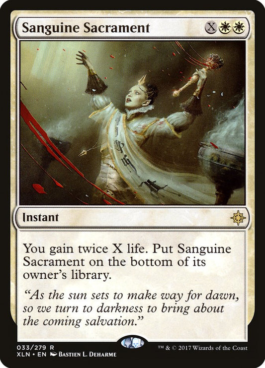 Sanguine Sacrament xln 33