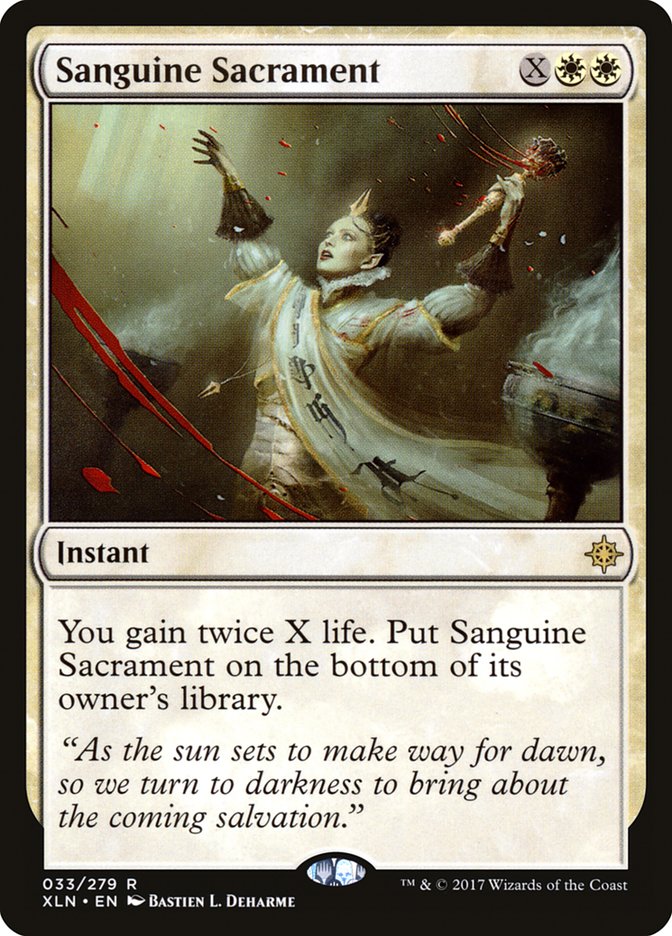 Sanguine Sacrament xln 33