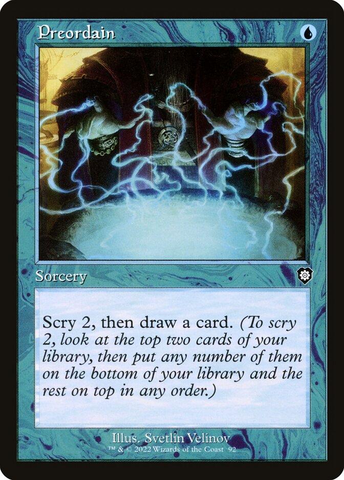 Preordain brc 92