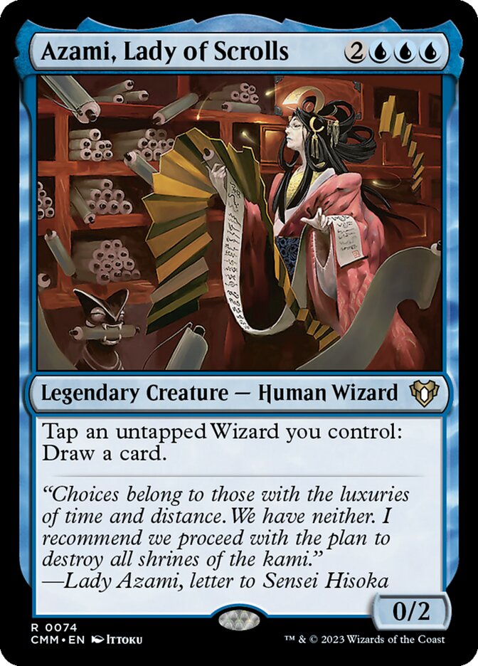 Azami, Lady of Scrolls cmm 74