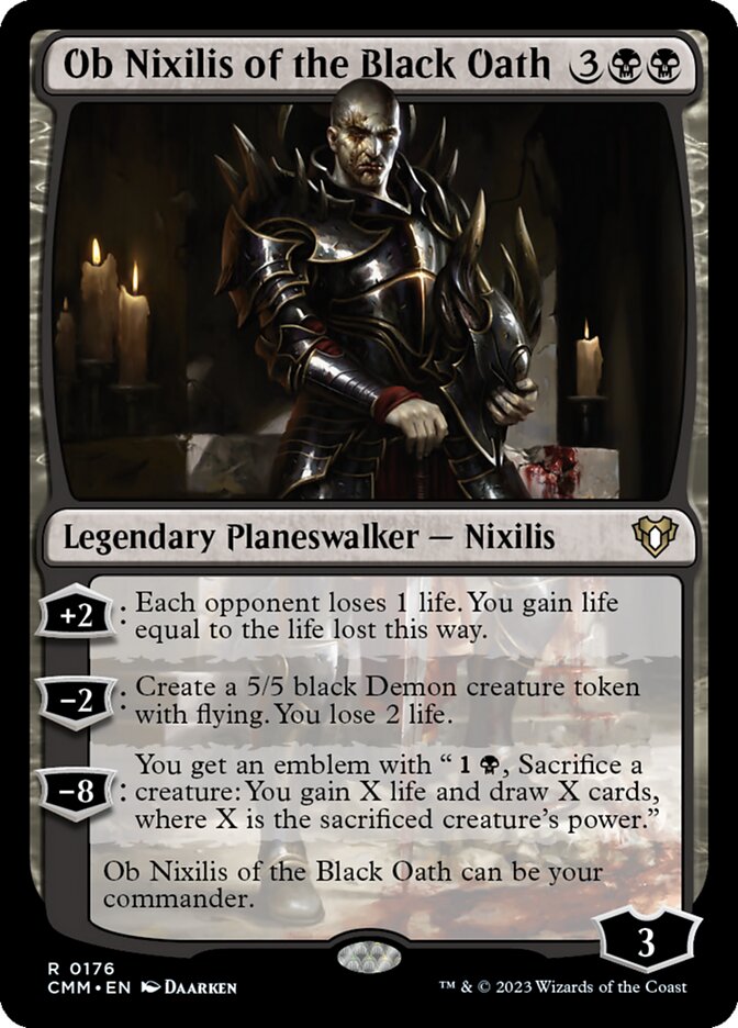 Ob Nixilis of the Black Oath cmm 176