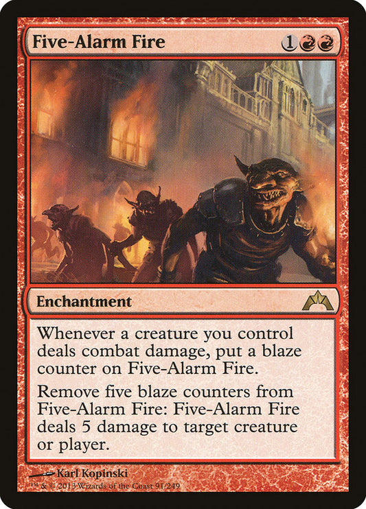 Five-Alarm Fire gtc 91