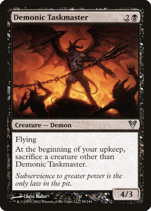 Demonic Taskmaster avr 95