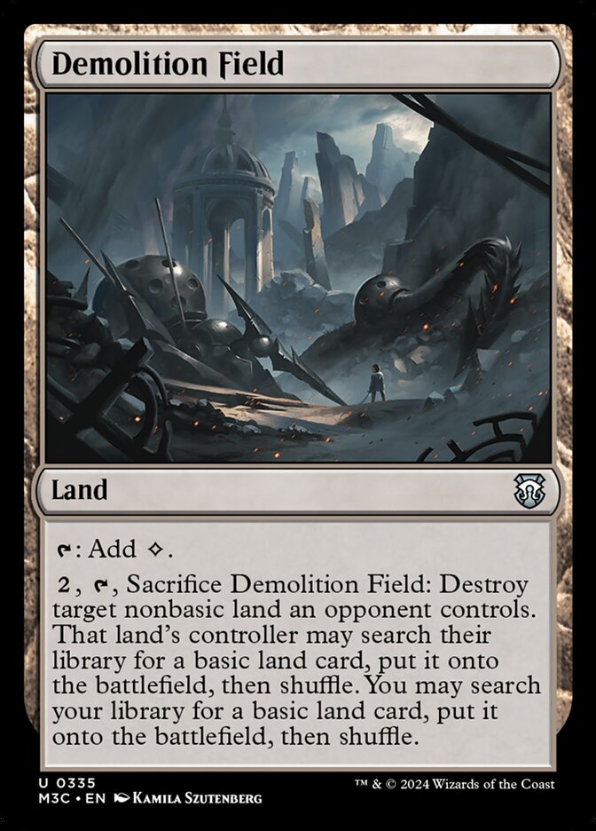 Demolition Field m3c 335
