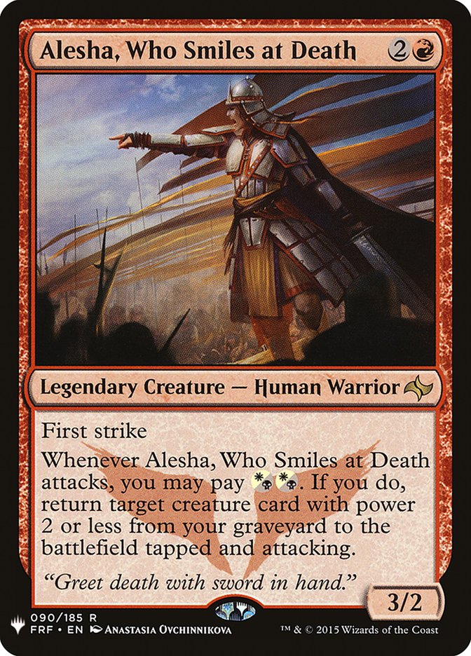 Alesha, Who Smiles at Death plst FRF-90